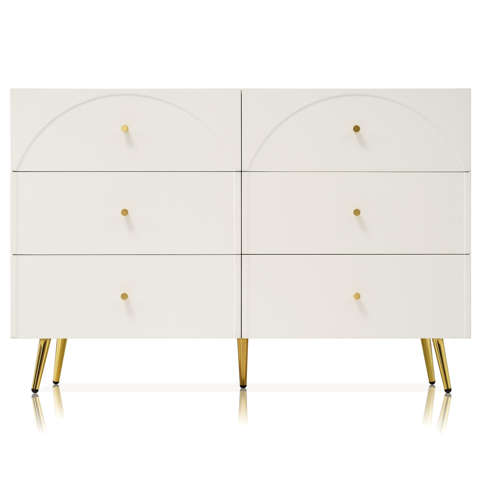 Pangivo Kommode Creme 120x40x85 cm