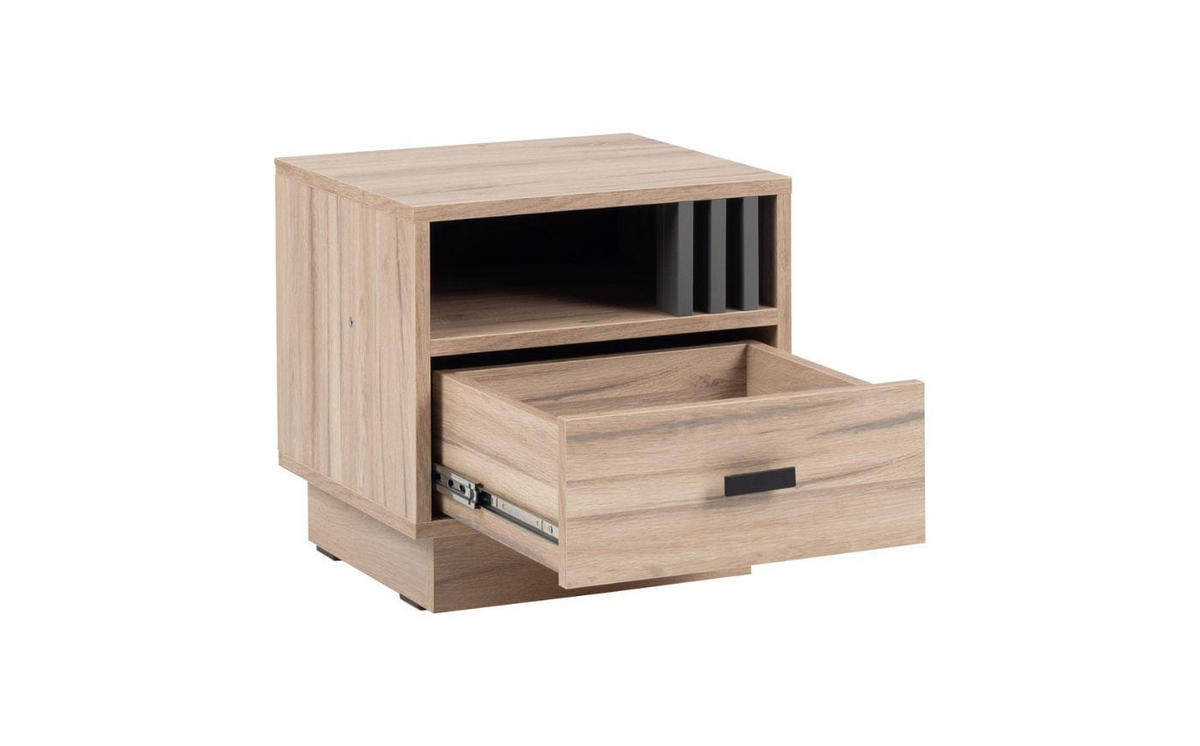 NACHTTISCH – 40 cm – ALLMO System – Sonoma Eiche - Sonoma Eiche, Holzwerkstoff (40/40/36cm) - hi-markt