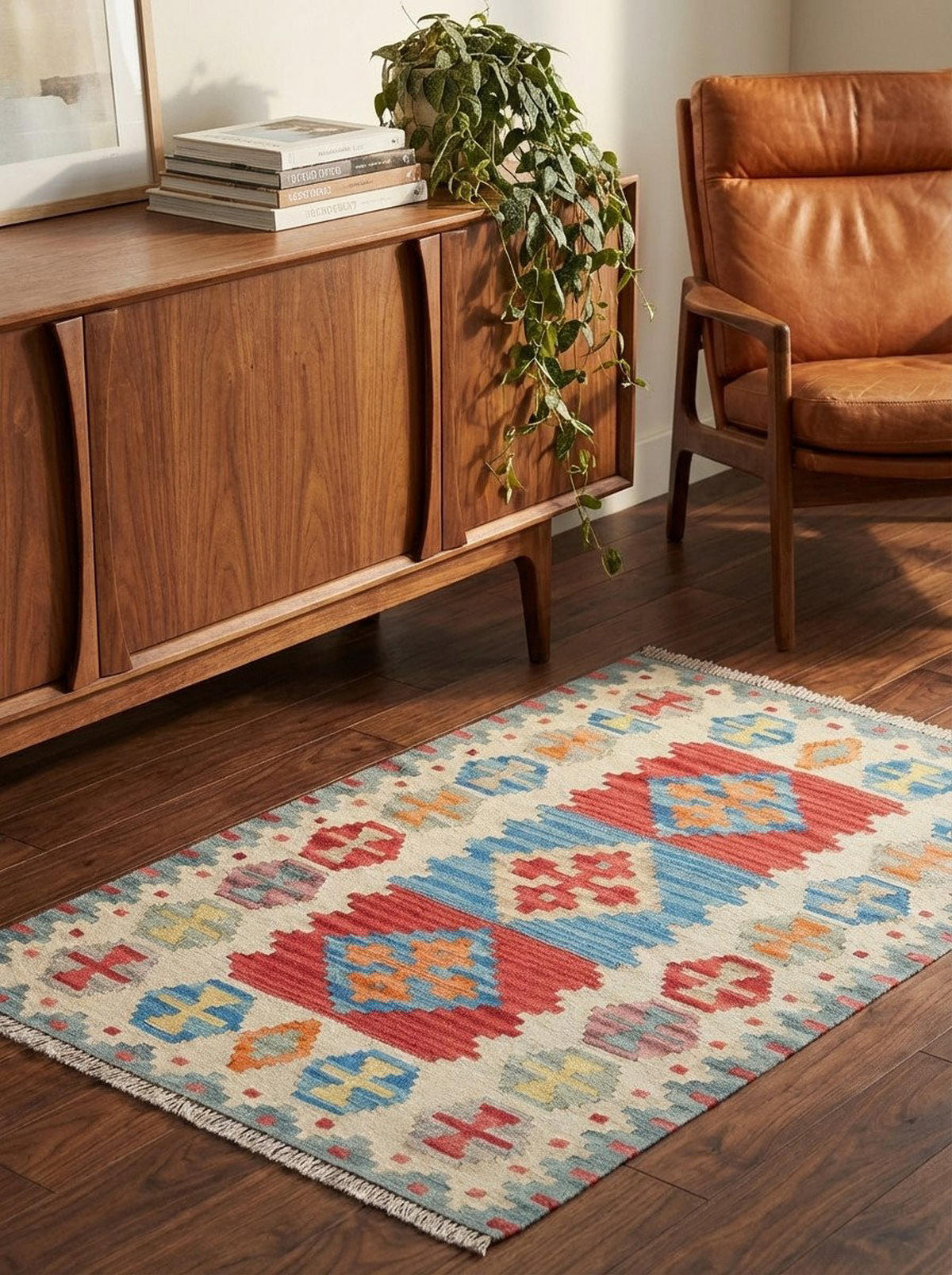 HANDWEBTEPPICH Gashgai Kelim Bunt 123/81 cm Schurwolle - Multicolor, Textil (81/123cm) - Looma