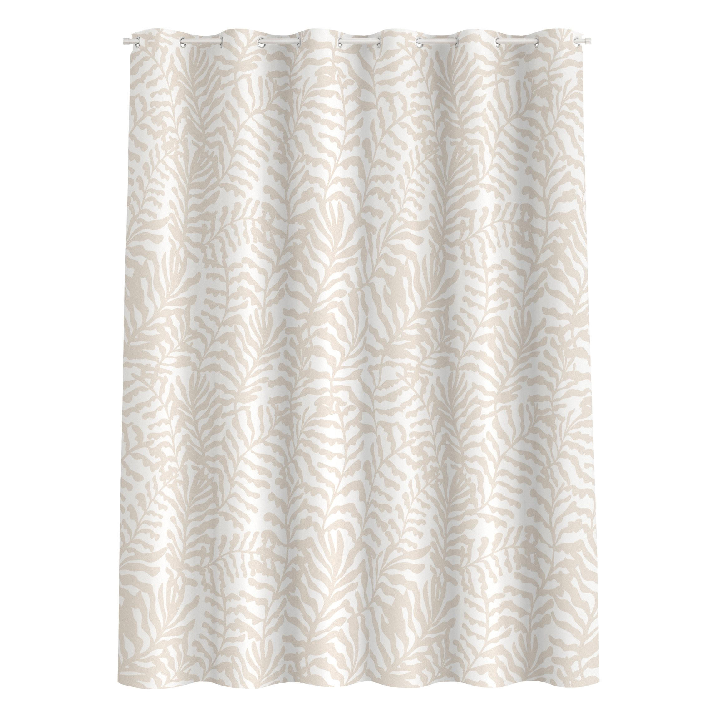 Bilderwelten Duschvorhang Beige 180x180 cm