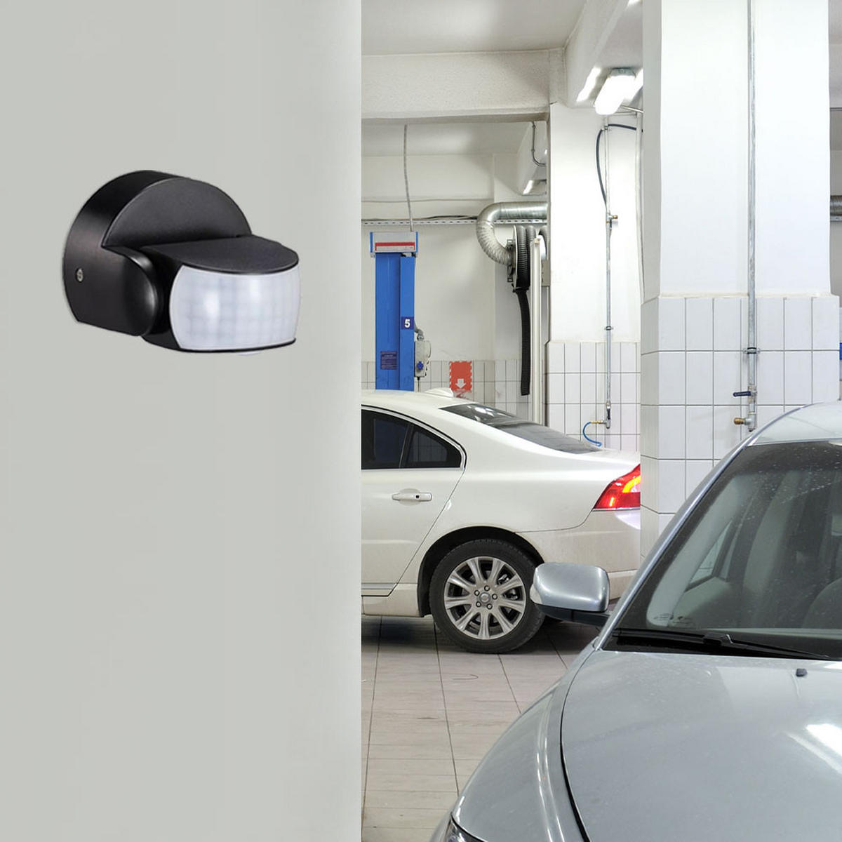 LED DECKENLEUCHTE Wannenleuchte Weiß - Weiß, Kunststoff (120/6.5/5.8cm)