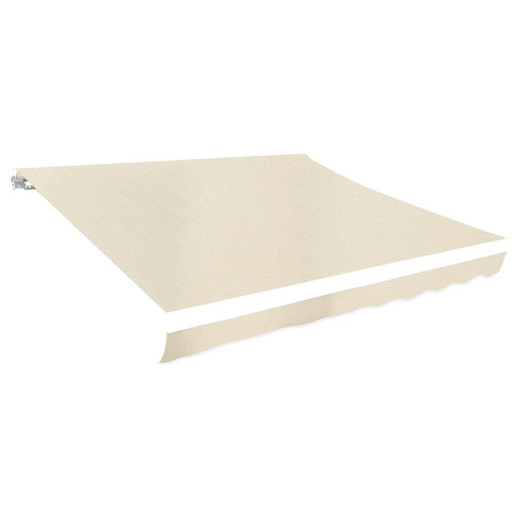 MARKISENBESPANNUNG Canvas Creme 4/3 M (Ohne Rahmen) - Creme, Textil (380/295cm) - vidaXL