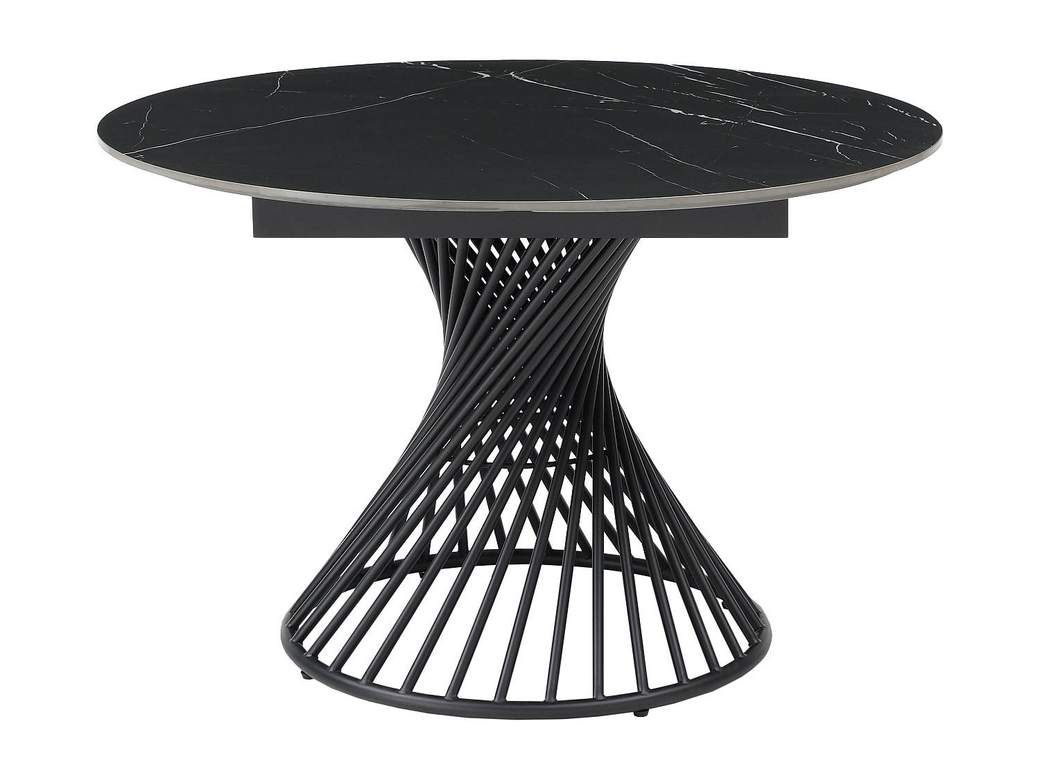 ESSTISCH - 4 Personen, 6 Personen, 8 Personen - Keramik - Schwarz - CASTINA - Schwarz, Keramik (120/150/76cm) - Vente-Unique