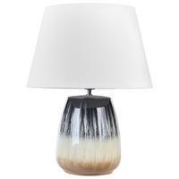 TISCHLAMPE Cidra 48/48/63 cm - Grau, Keramik (48/48/63cm) - Beliani