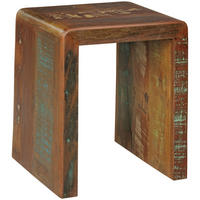 BEISTELLTISCH – Mango Massivholz Shabby Chic 30 kg belastbar - Braun, Holz (40/45/55cm) - KADIMA DESIGN