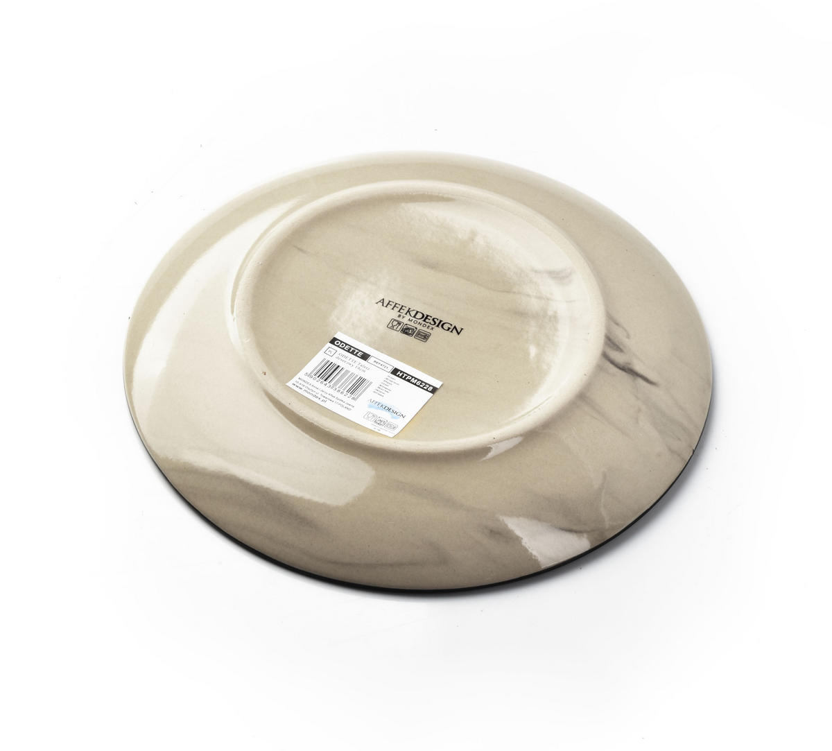 DESSERTTELLER Odette Beige 19/19/2 cm Keramik - Beige, Keramik (19cm) - Mondex