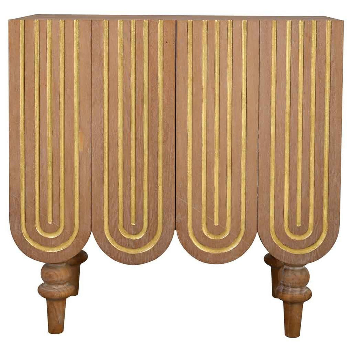 ANRICHTE aus Holz, Braun, 80x42x81 cm - Braun, Holz (80/81/42cm) - Wanderlust