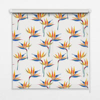 VNÚTORNÁ roleta - okenná roleta - roleta - 60x140 cm - Farebné listy - oranžová, plast (60/140/0.5cm) - TULUP