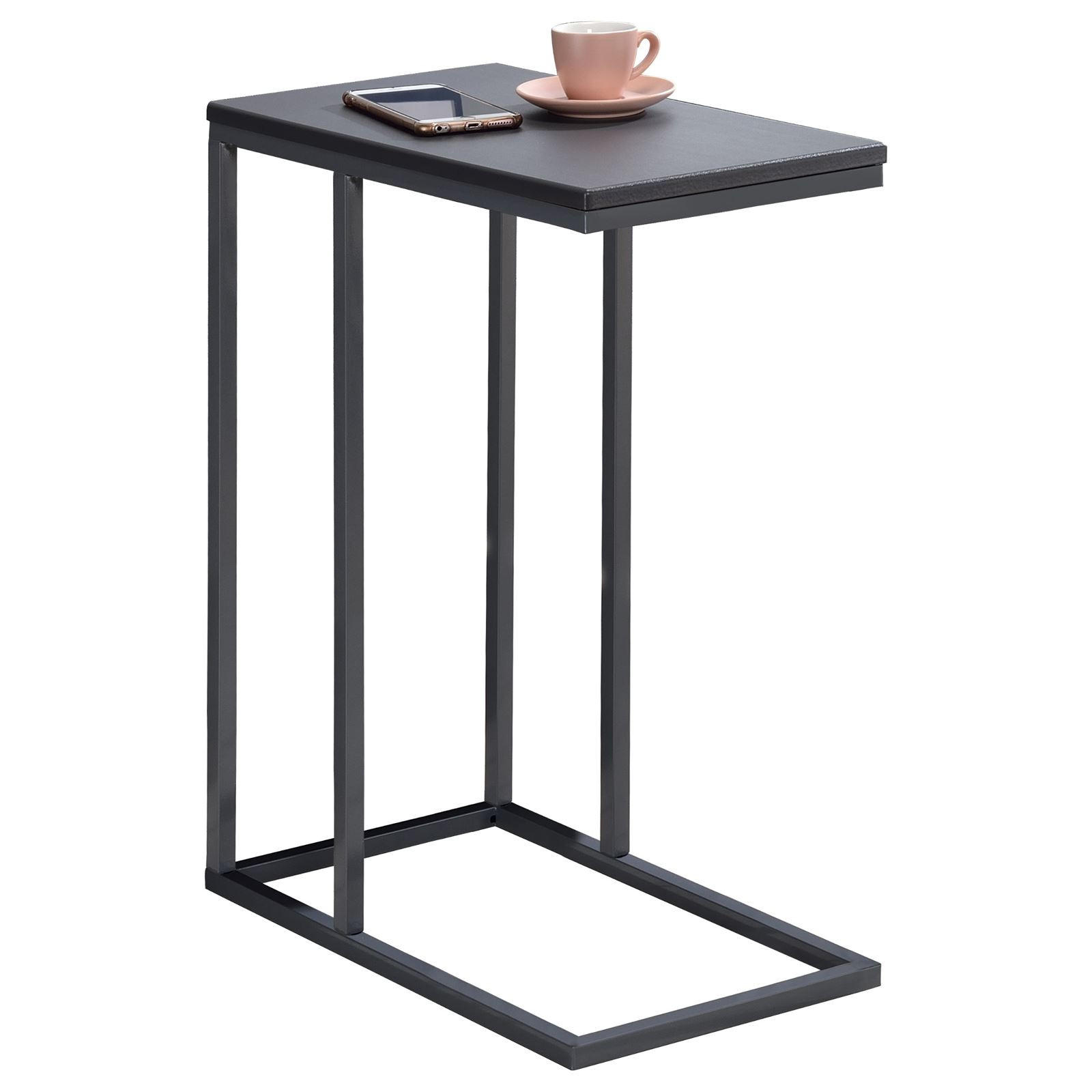Idimex Beistelltisch Grau 46x61x26 cm