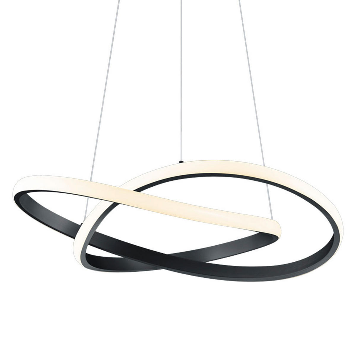 LED HÄNGELEUCHTE COURSE Schwarz Matt - Schwarz, Metall (60/60/150cm)