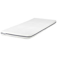 MEMORY-SCHAUMMATRATZE H2/3 Mittel 80/200 cm Petite - Weiß, Textil (80/200cm) - Beliani