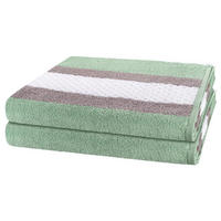 DUSCHTUCH Harmony 2er-Set - Hellgrün, Textil (70/140cm) - Ross