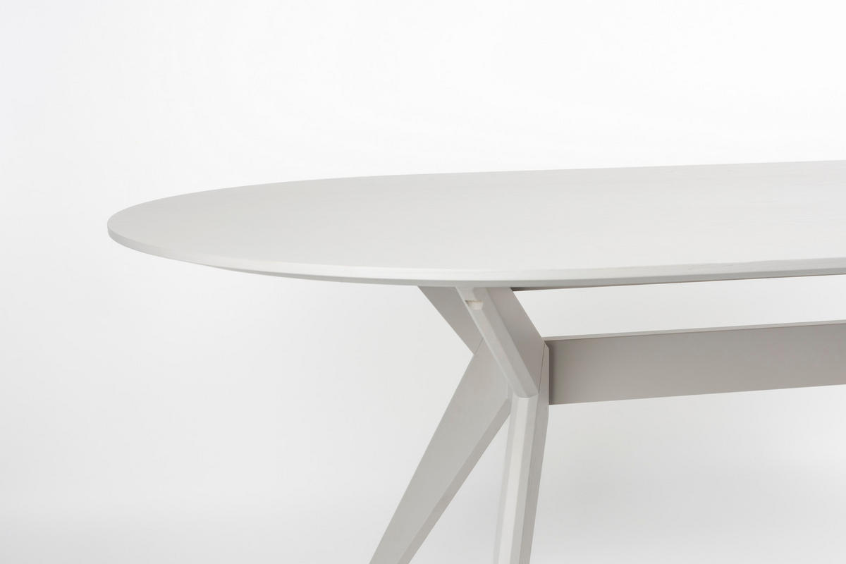 ESSTISCH Zeme - Beige - 220/95/75 cm - Beige, Holz (220/95/75cm)