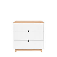 KINDERKOMMODE Nomi – rustikale Eleganz und Funktionalität - Weiß, Holzwerkstoff (90/90/50cm) - RAUMHIRSCH FURNITURE