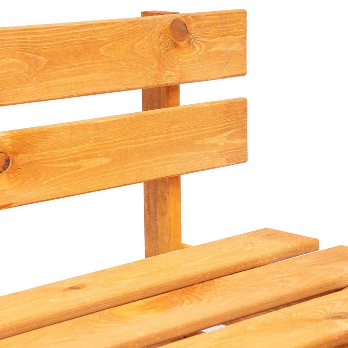 OUTDOOR-BANK Paletten Holz Honigbraun - Honig, Holz (110/55/65cm)