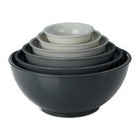 6XRÜHRSCHÜSSEL- Set - Multicolor, Kunststoff (30/13cm) - Relaxdays