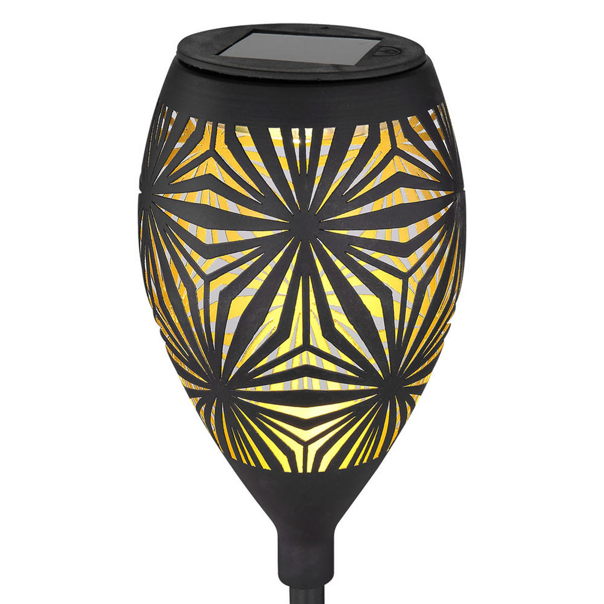 LED AUSSENLEUCHTE Metall Schwarz - Schwarz, Metall (11/11/58cm) - Globo Lighting