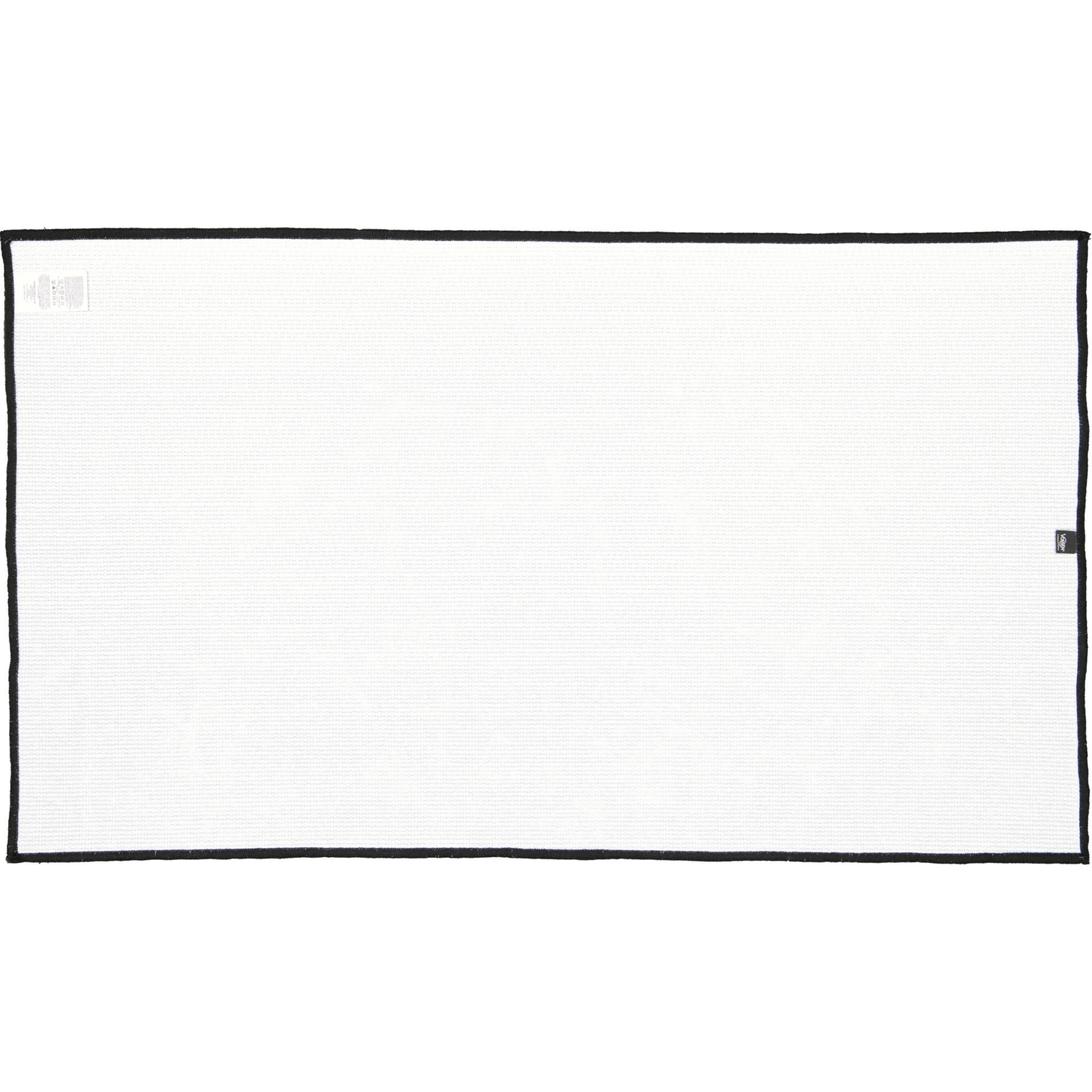 BADTEPPICH Schwarz 70/120 cm  - Schwarz, Basics, Textil (70/120cm) - Vossen