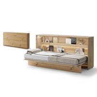 SCHRANKBETT BED CONCEPT 90x200 Eiche Artisan - Eiche Artisan, Holzwerkstoff (90/200cm) - Compleo24