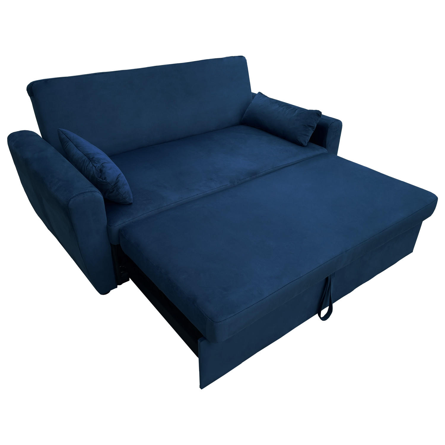 Thumbnail - Happy Garden Sofa, Blau, Textil, 93x85x169 cm, Wohnzimmer, Sofas & Couches, Schlafsofas