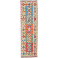 HANDWEBTEPPICH Kelim Gashgai Mehrfarbig 208/62 cm Schurwolle - Multicolor, Textil (62/208cm) - Looma