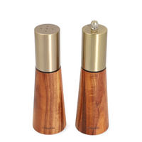 GEWÜRZMÜHLE Mooka 18 cm 2er-Set - Naturfarben, Holz (5/18/5cm) - Homla