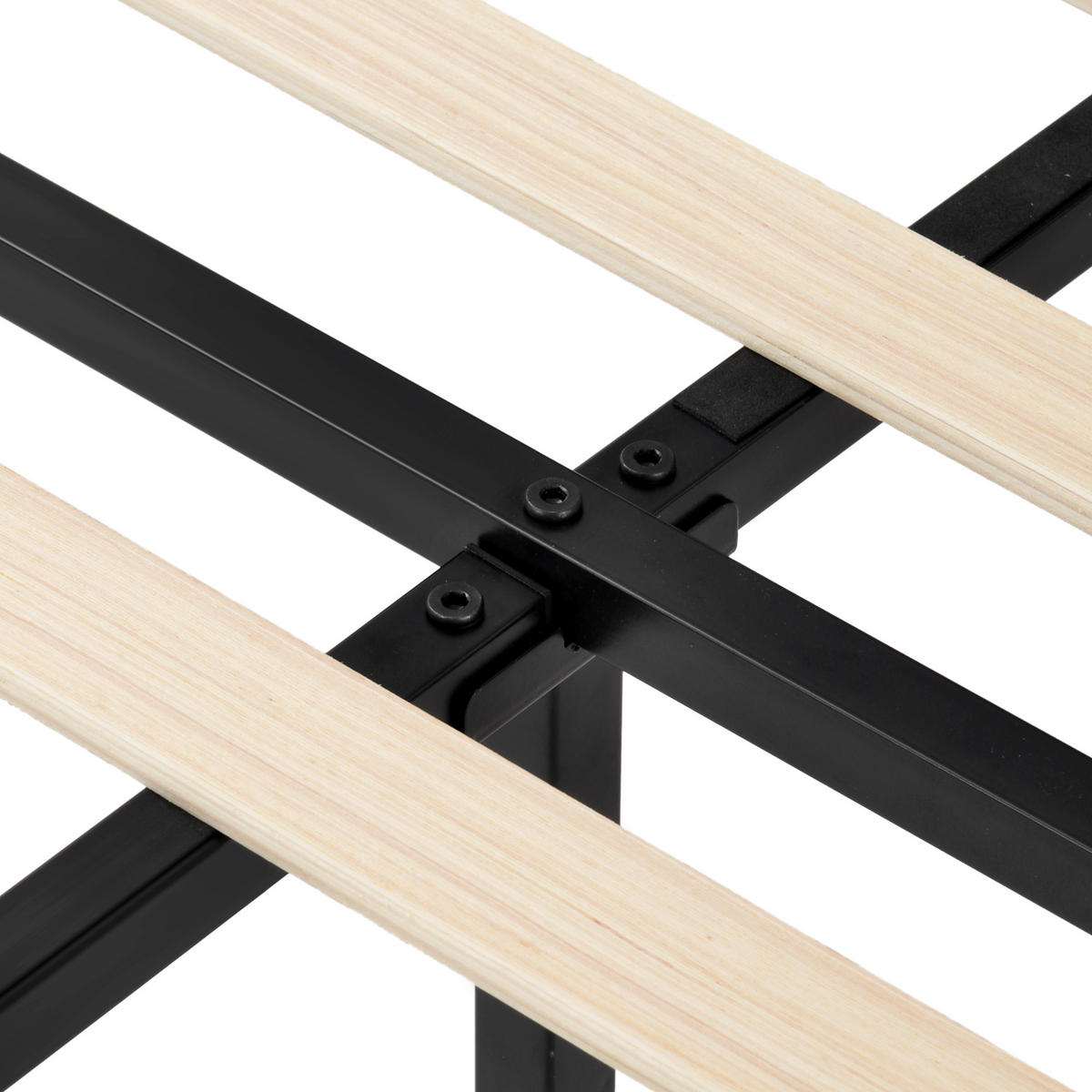 POLSTERBETT aus Leinen 90x200 cm in Dunkelgrau mit Lattenrost - Dunkelgrau, Textil (90/200cm) - Modfu