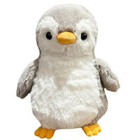 STOFFTIER Pinguin 21 cm Grau - Grau, Textil (25/25cm)