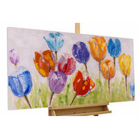 ACRYLBILD HANDGEMALT 120/60 cm - Multicolor, Holz/Textil (120/60cm) - KUNSTLOFT