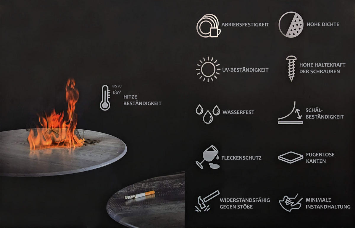 ESSTISCH rechteckig Braun - Braun, Holz (80/135/76cm) - MCW