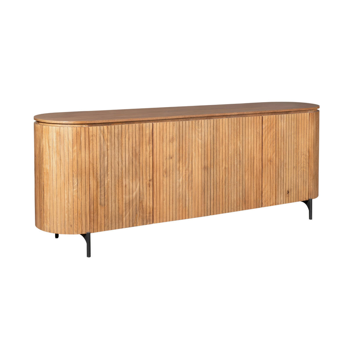 SIDEBOARD Lana Braun 45/210/90 cm - Braun, Holz (210/90/45cm) - Starfurn
