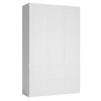KLEIDERSCHRANK Boston weiß/weiß hg 136,4 / 58,5 / 213cm - Weiß, Holz/Holzwerkstoff (137/213/59cm) - Feldmann-Wohnen