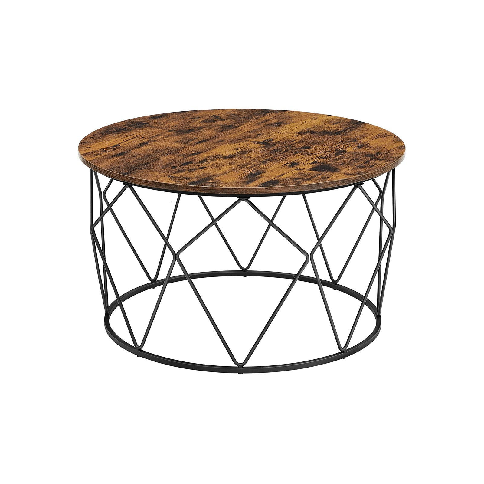 COUCHTISCH BEISTELLTISCH - Braun, Holzwerkstoff (80/80/45cm) - Hansiro