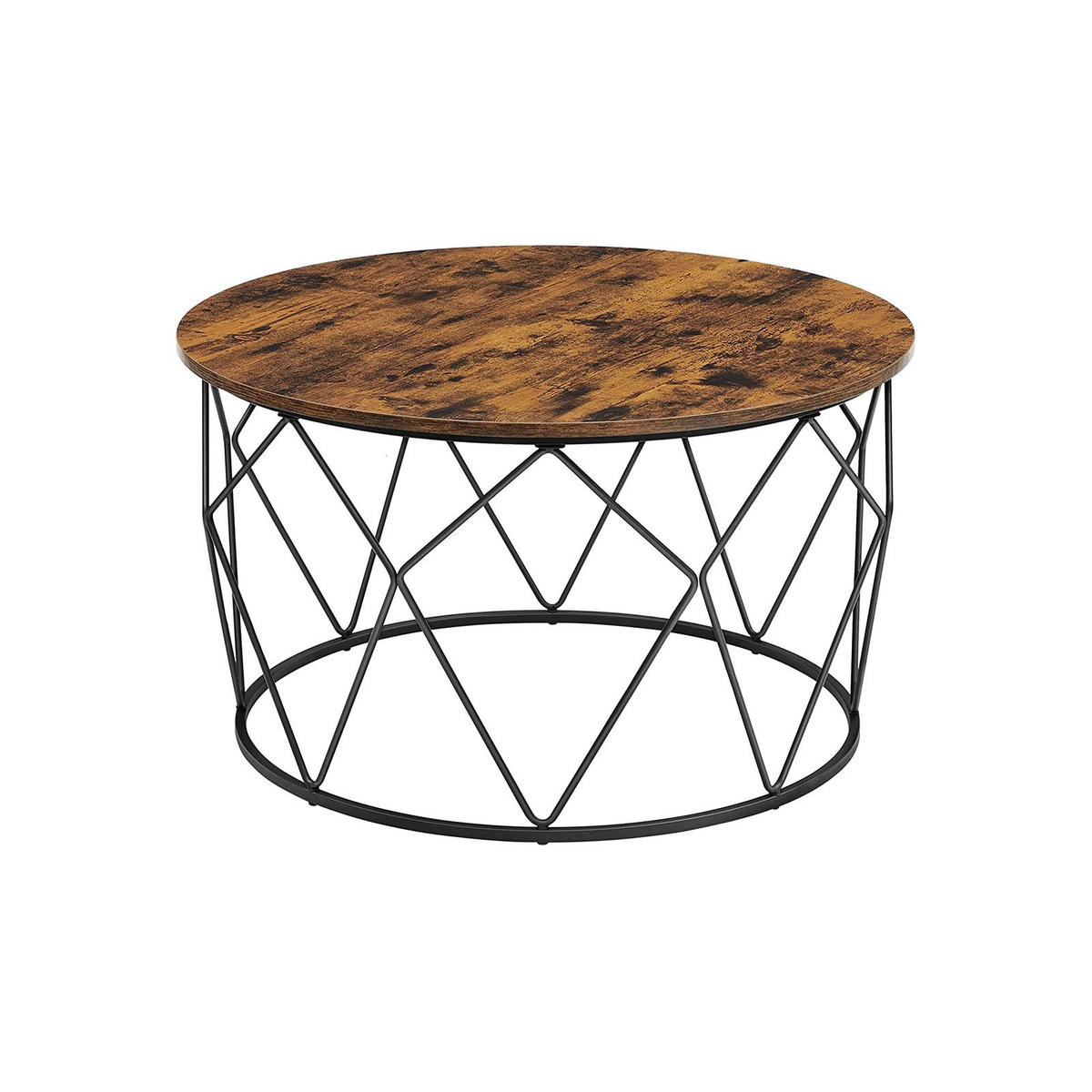 COUCHTISCH BEISTELLTISCH - Braun, Holzwerkstoff (80/80/45cm) - Hansiro