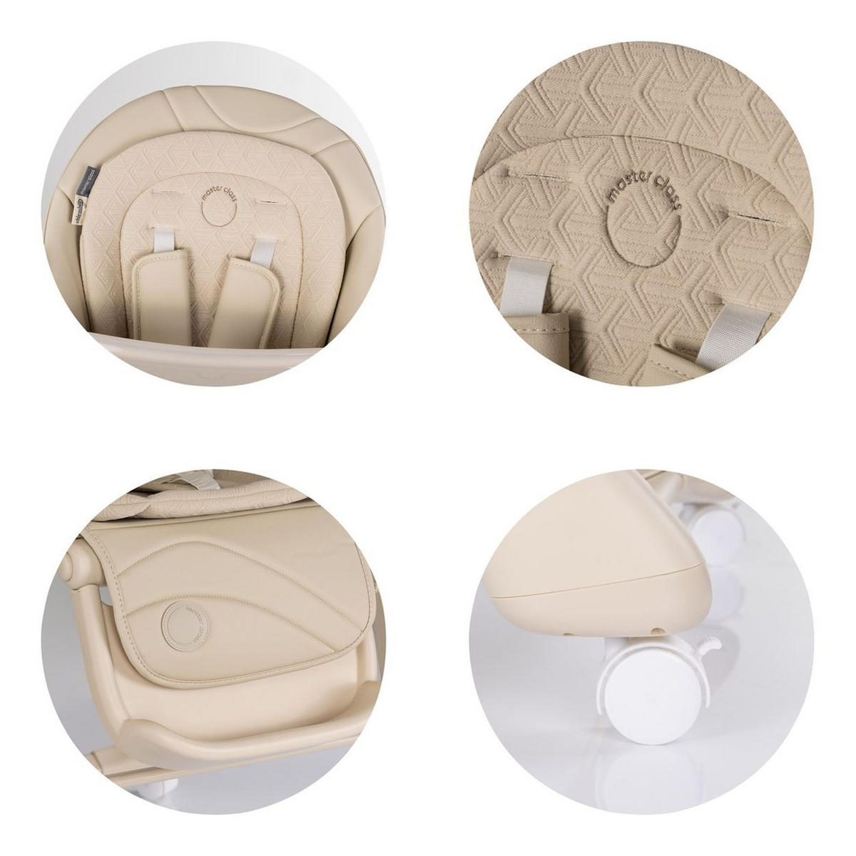HOCHSTUHL Master Class 2 in 1 beige elektrisch Babyschaukel Fernbedienung - Beige, Kunststoff (53/100/86cm) - Chipolino