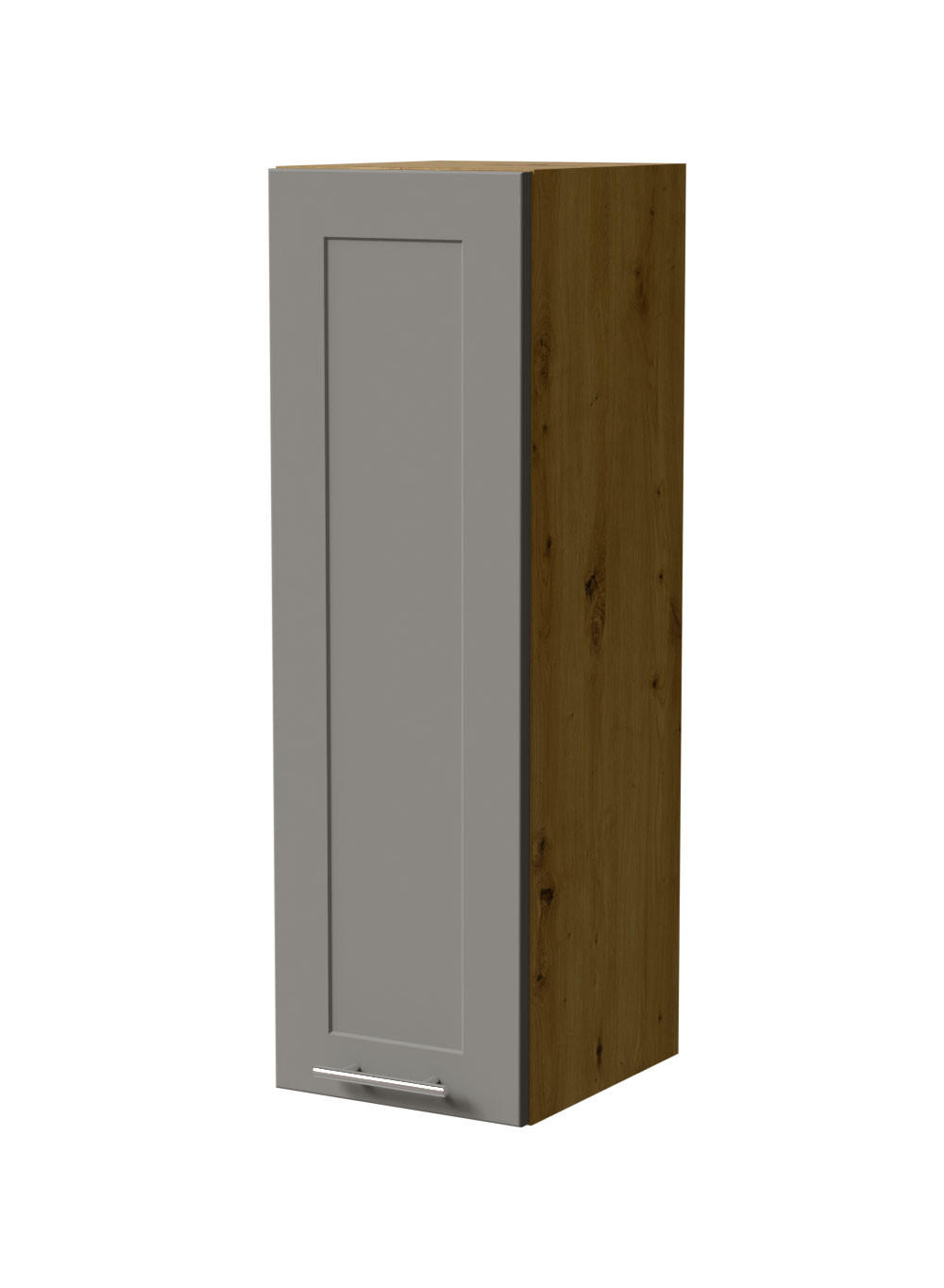 HÄNGESCHRANK Oslo W4/30 Eiche Artisan / Dust Grey Matt 30 / 32,5 / 96cm - Eiche Artisan/Grau, Holz/Holzwerkstoff (30/96/32.5cm) - Feldmann-Wohnen