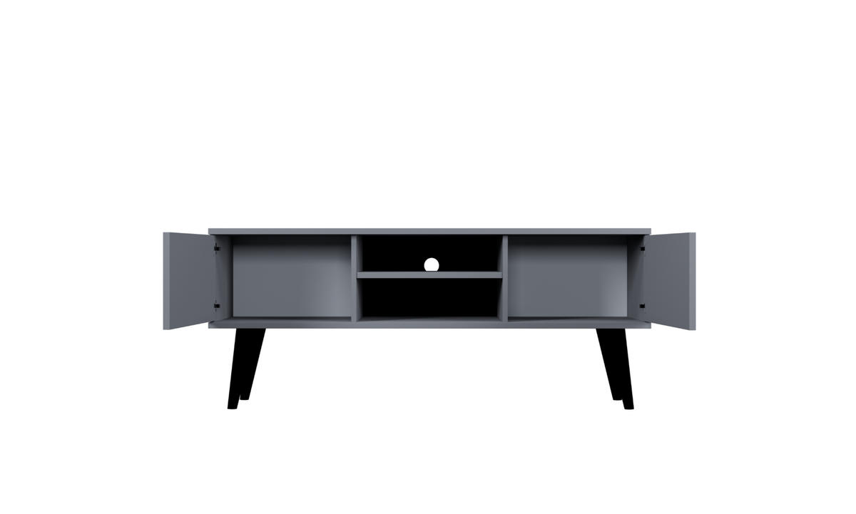 NÍZKA SKRÍŇ Toronto šedá 35/55,2/120 cm - sivá, kompozitné drevo (35/55/120cm) - RAUMHIRSCH FURNITURE