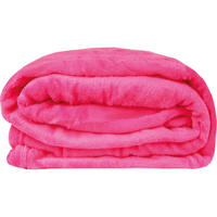 KUSCHELDECKE "Celina" Pink 60x80 cm - Pink, Textil (60/80cm)