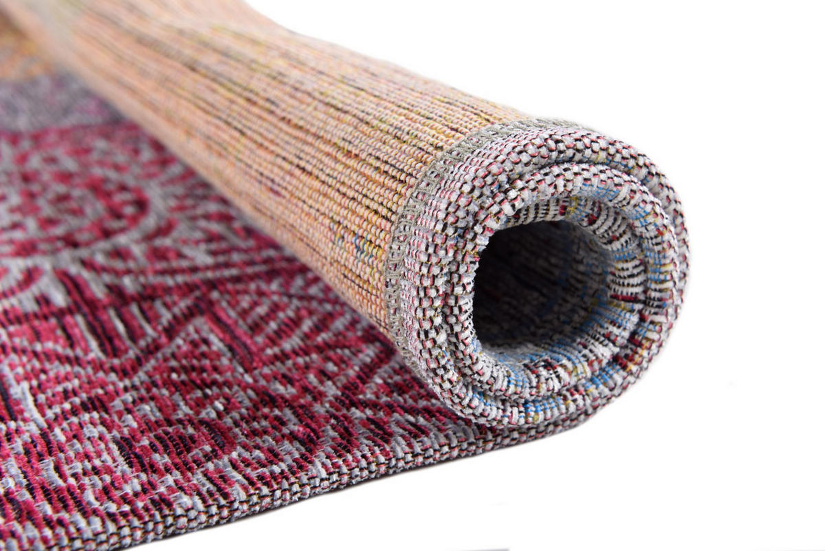 FLACHWEBETEPPICH Cosima 80x160 cm - Multicolor, Textil (80/160cm) - Gino Falcone