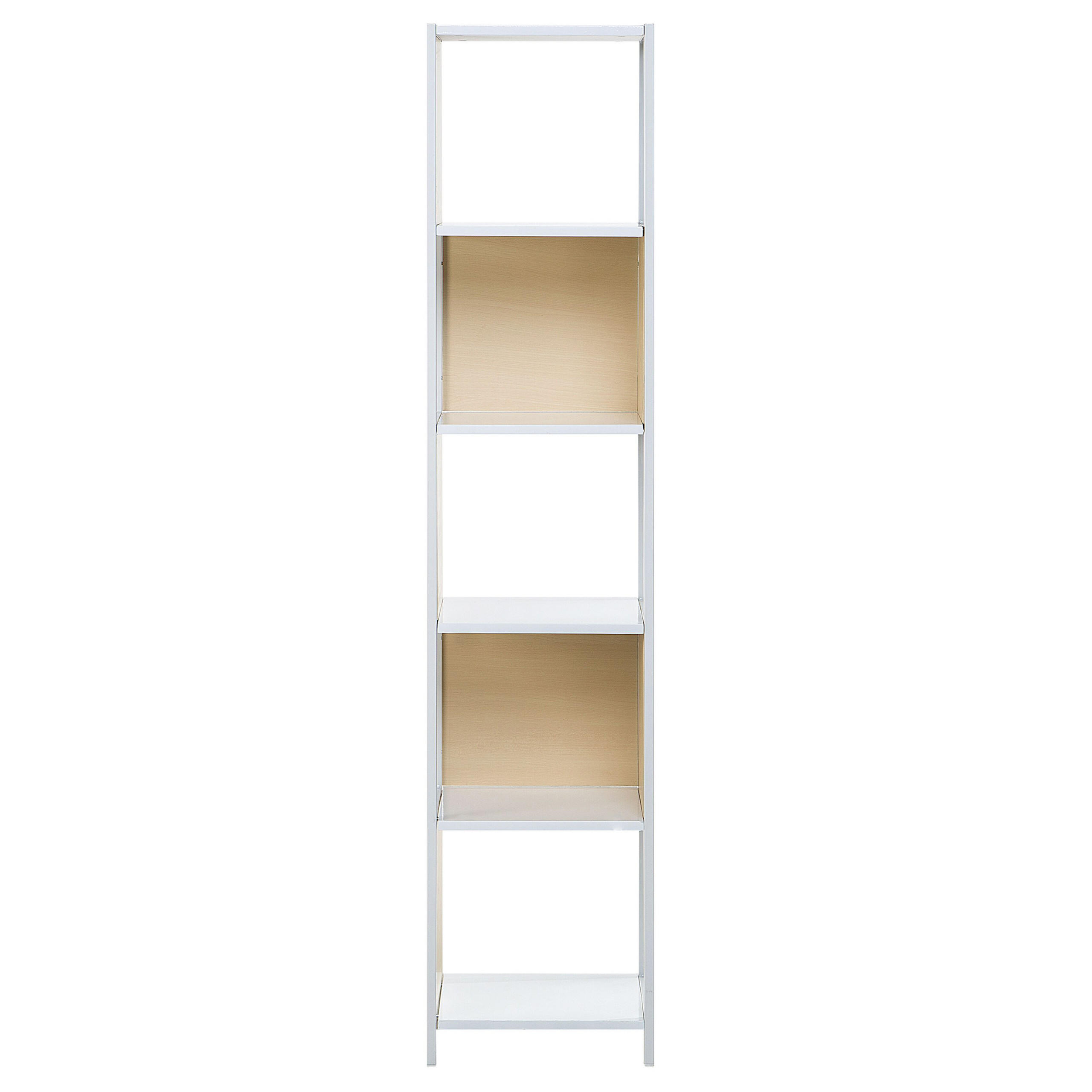 BÜCHERREGAL 5 Fächer Bogota - Hellbraun, Holzwerkstoff (35/165/35cm) - Beliani