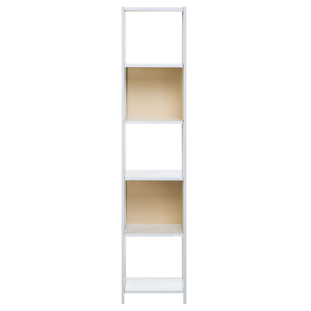 BÜCHERREGAL 5 Fächer Bogota - Hellbraun, Holzwerkstoff (35/165/35cm) - Beliani