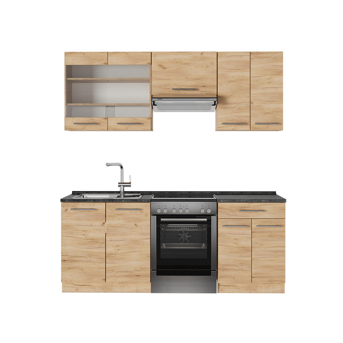 Honigeiche, Holzwerkstoff (200/81.6/60cm) - Vicco