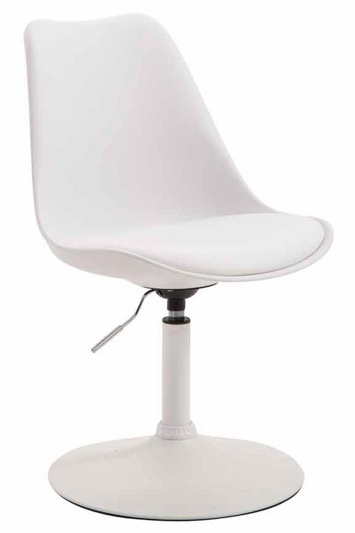 DREHSTUHL Kunststoff weiß - Weiß, Kunststoff/Metall (48/76/57cm) - CLP