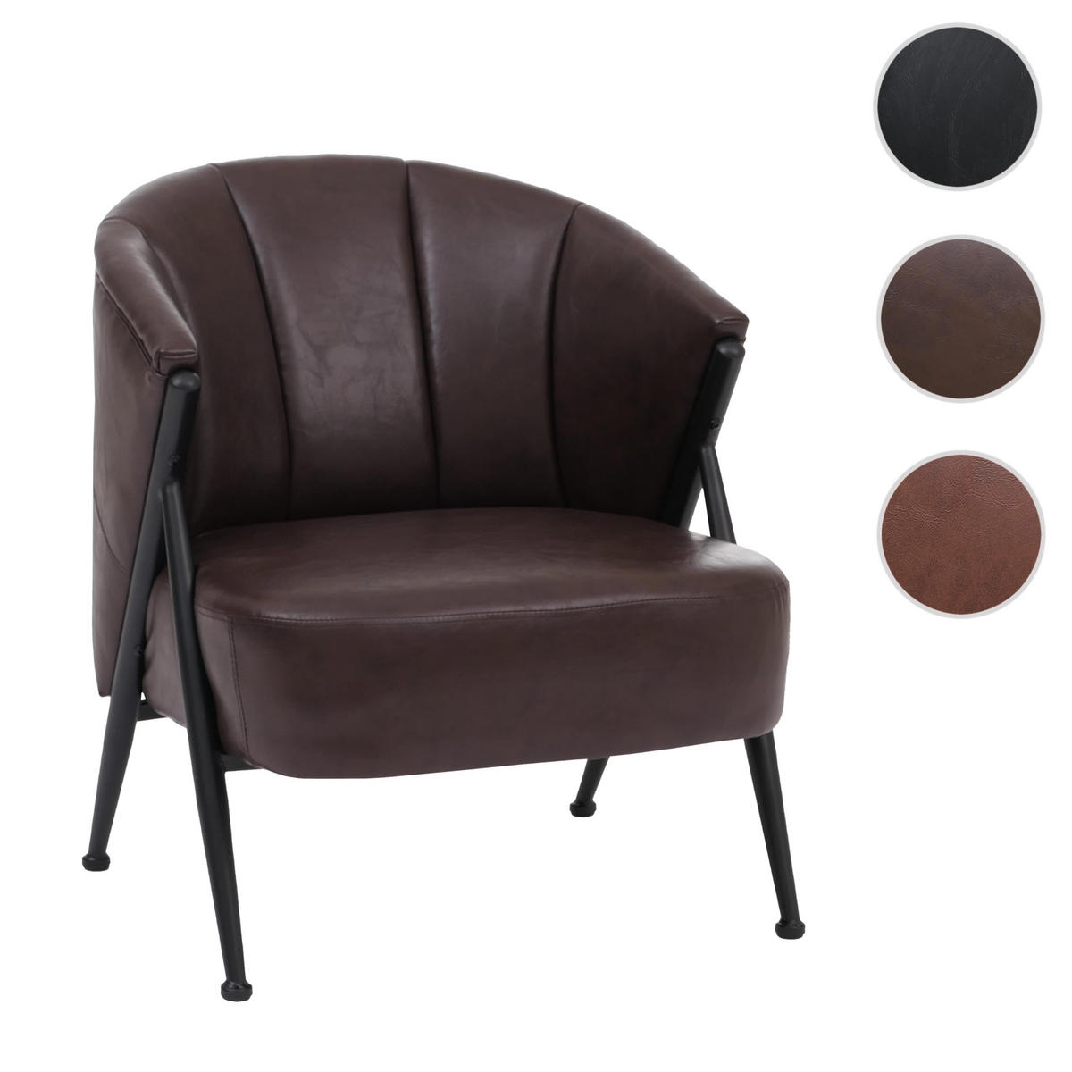 SESSEL Dunkelbraun - Dunkelbraun, Kunststoff (65/74/72cm) - MCW