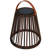 SOLARLATERNE EVANIA braun - Braun, Kunststoff (33/33/43cm) - Lumisky