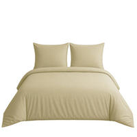 BETTWÄSCHE 3-teilig 200/200 cm UNI CREME - Creme, Textil (200/200cm) - ROLFNERS