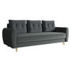SCHLAFSOFA Palermo - Naturfarben/Grau, Holz/Textil (227/95/82cm) - MIRJAN24