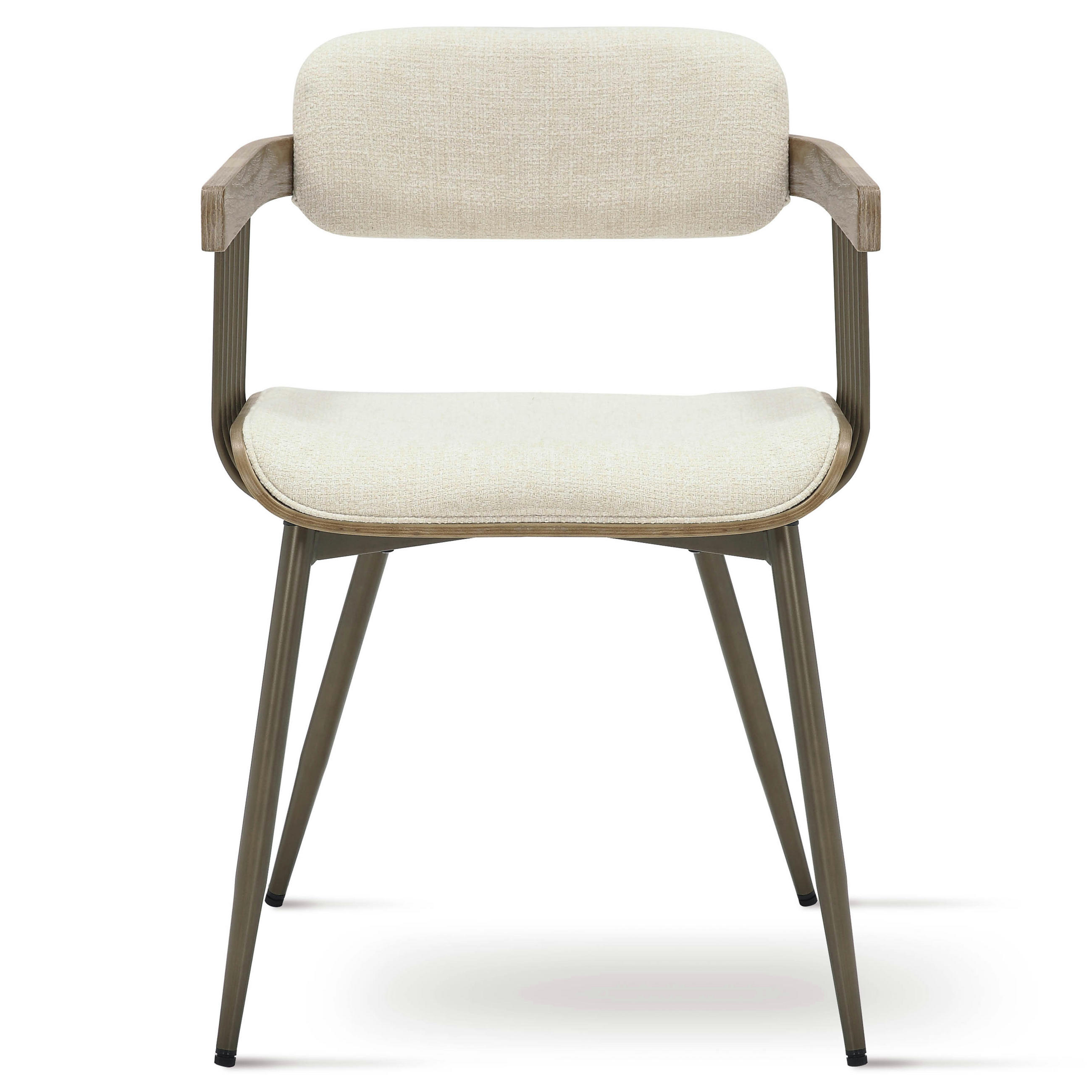 STUHL Massivholz 51 x 53 x 78 cm beige POLSTERSTÜHLE #03 - Beige, Holz (51/78/53cm) - Massivmoebel24