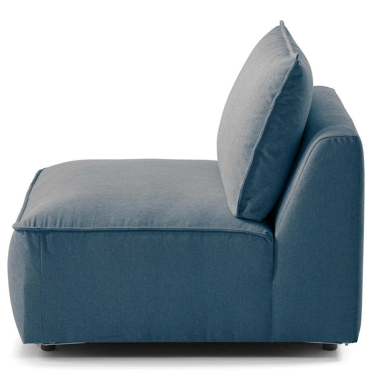 MODULSESSEL - Blau, Holz/Textil (80/82/99cm) - home24