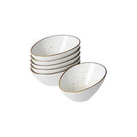 DIPSCHALEN Cosmo grau 11,5 x 8,5 cm 6er Set - Grau, Keramik (11.5/8.5/5cm) - Ritzenhoff Breker